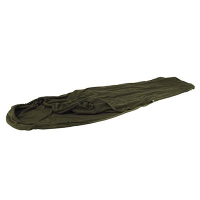 Fleece sleeping bag liner OLIVE