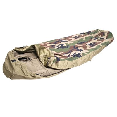 SCHLAFSACKHÜLLE Schlafsack Überzug Cover sleeping bag MODULAR WOODLAND 