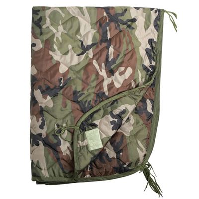 Mil-Tec PONCHO LINER STEPPDECKE WOODLAND One Size 