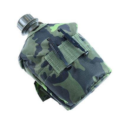 1 Liter Field Bottle with Cup and Cover Czech Camo 95