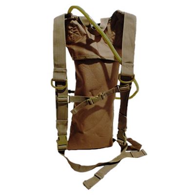 3L hydration backpack with straps COYOTE BROWN