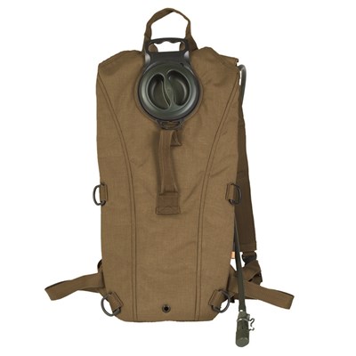 MIL TEC backpack hydration MIL SPEC 3L with straps COYOTE BROWN Army surplus MILITARY RANGE