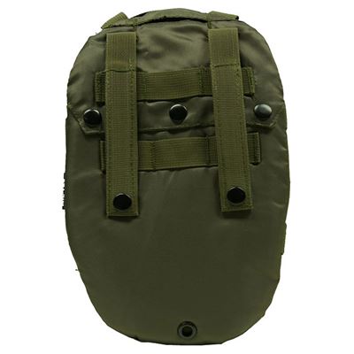 Backpack hydration round 1 L with straps GREEN