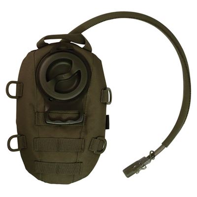 Backpack hydration round 1 L with straps GREEN