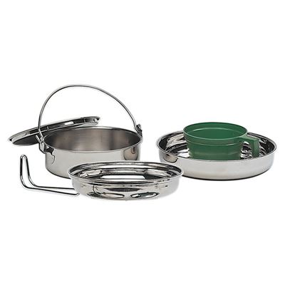 Cooking camping STAINLESS STEEL for 1 person