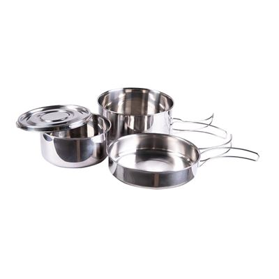 Stainless steel 4-piece dinnerware set