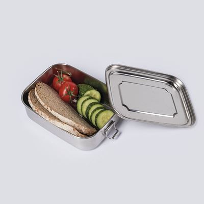 STAINLESS STEEL LUNCHBOX 18 X 14 X 6,5CM
