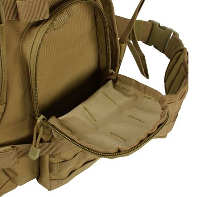 Backpack MOLLE URBAN GO PACK - COYOTE BROWN