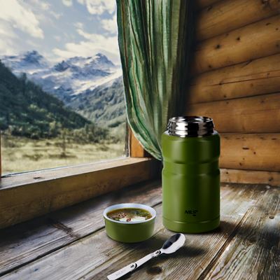 750ml Food Thermos Flask – GREEN NILS Camp 15-02-050 4