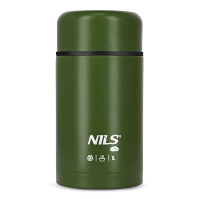 1000ml Food Thermos Flask – GREEN NILS Camp 15-02-105 2