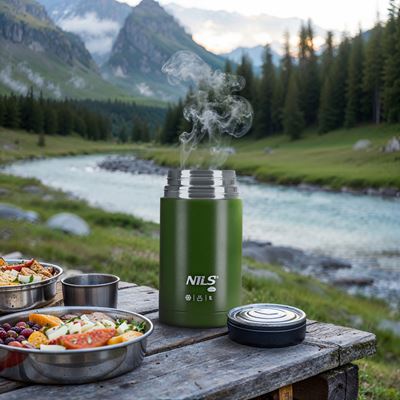 1000ml Food Thermos Flask – GREEN NILS Camp 15-02-105 4