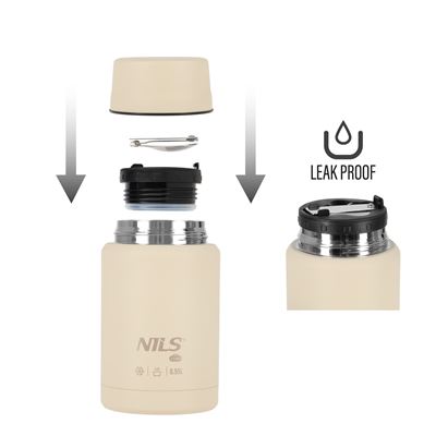 750ml Food Thermos Flask – GREEN NILS Camp 15-02-130 9