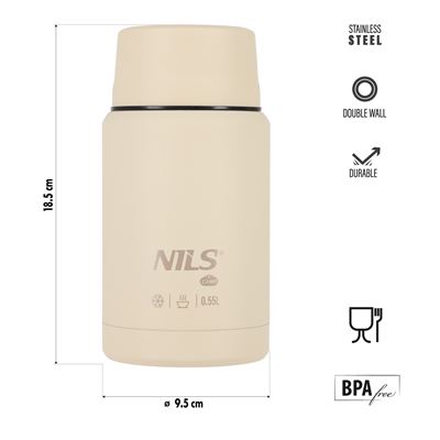 750ml Food Thermos Flask – GREEN NILS Camp 15-02-130 6