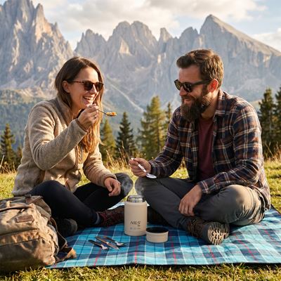 750ml Food Thermos Flask – GREEN NILS Camp 15-02-130 4