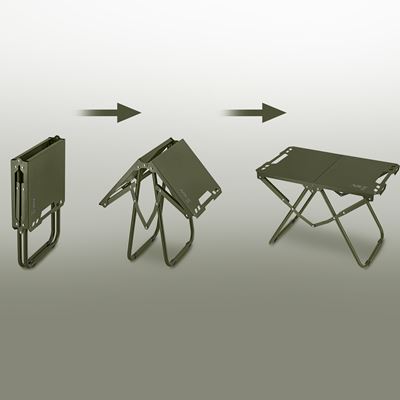 GREEN folding steel camping table NILS Camp 15-03-352 8
