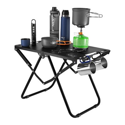 Folding steel camping table – BLACK NILS Camp 15-03-353 4