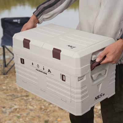 Foldable box with lid 42L SAND NILS Camp 15-03-602 11