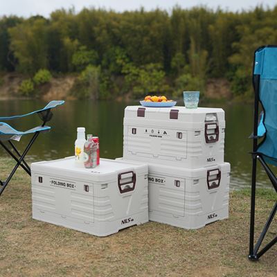 Foldable box with lid 42L SAND NILS Camp 15-03-602 10