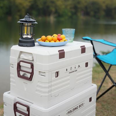 Foldable box with lid 42L SAND NILS Camp 15-03-602 9