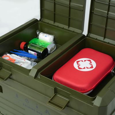 Foldable box with lid 42L GREEN NILS Camp 15-03-603 10