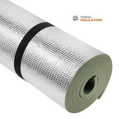 Foam sleeping mat with aluminium foil 190 × 60 × 1.2 cm GREEN/ALU NILS Camp 15-05-408 8
