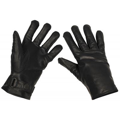 Gloves LEATHER BW lining BLACK