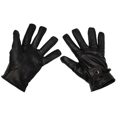 Gloves WESTERN finger leather BLACK