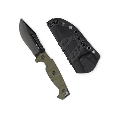 Combat Knife G10 RIDGE with KYDEX® Sheath OLIVE DRAB