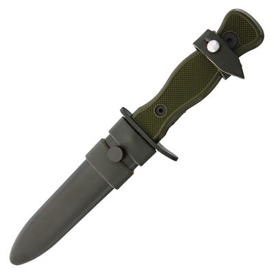BW combat knife with orig. OLIVE casing