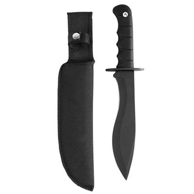 Combat Knife U.S. SPEC Machete blade with case BLACK