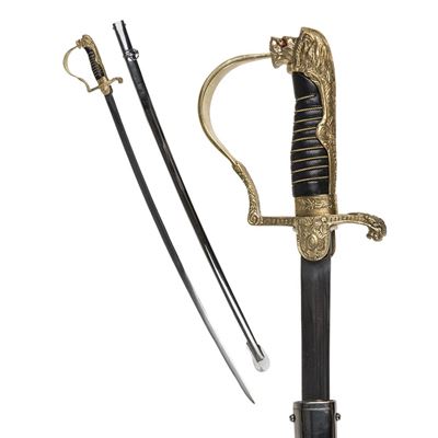 Prussian saber with lion head