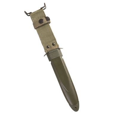 Case Knife on U.S. M8A1 OLIVE repro
