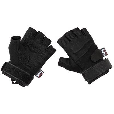 PROTECH tactical fingerless gloves BLACK