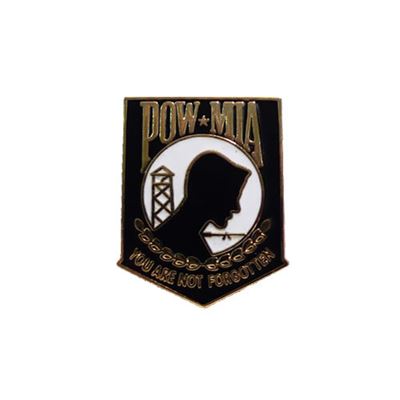 Badge P.O.W. / M.I.A. GOLDEN CREST