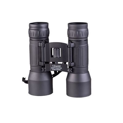 Binoculars 10x42 folding with case BLACK
