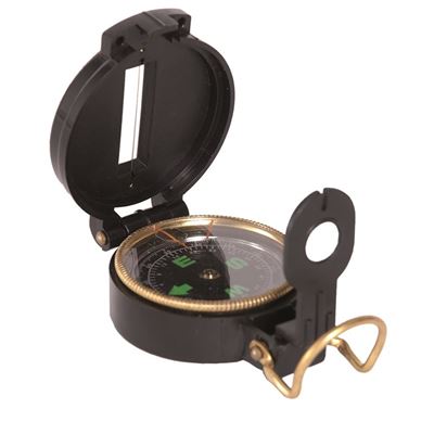 Plastic compass SCOUT BLACK