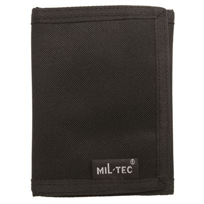 Wallet with many compartments BLACK