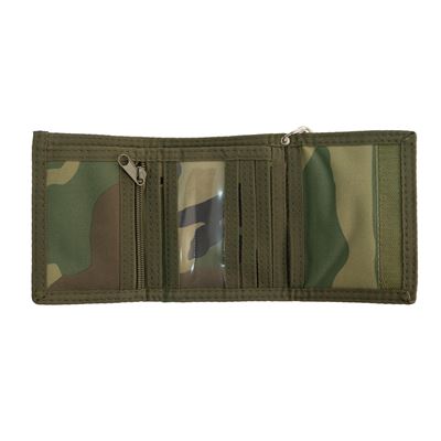 Wallet with safety chain WOODLAND