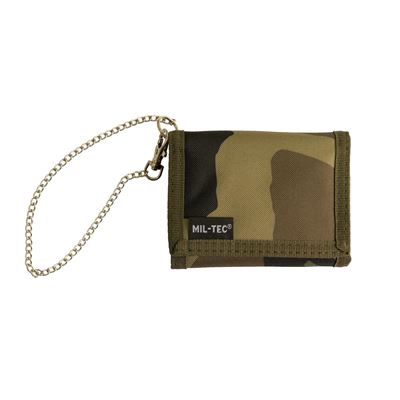 Wallet with safety chain WOODLAND