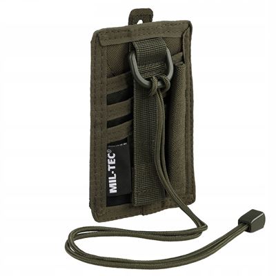 ID Case Velcro OLIVE