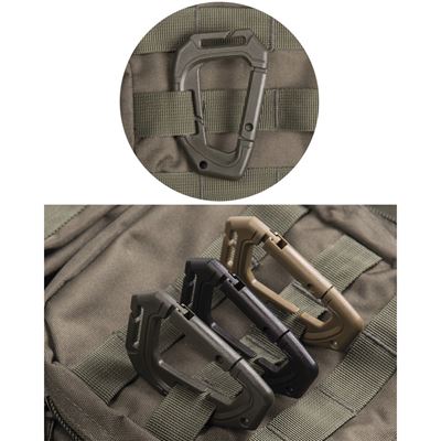 OD TACTICAL CARABINER MOLLE 2 PCS / BLISTER