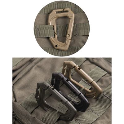 COYOTE TACTICAL CARABINER MOLLE 2 PCS / BLISTER
