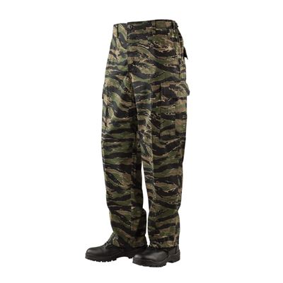 TRU-SPEC ORIGINAL BDU pants rip-stop TIGER STRIPE GREEN | Army surplus ...