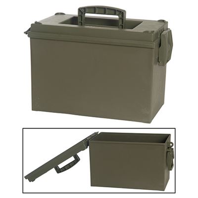 Plastic ammo boxes for U.S. CAL.20mm OLIVE
