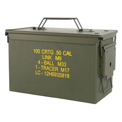 Ammo box for US M2A1 CAL.50  OLIVE