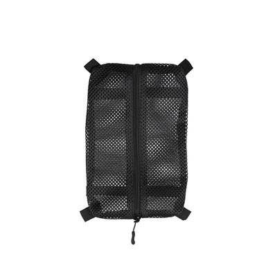 Mesh BAG WITH VELCRO MEDIUM BLACK