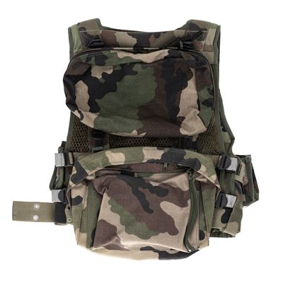 Tactical vest COMBAT ASSAULT French CCE with pouches used