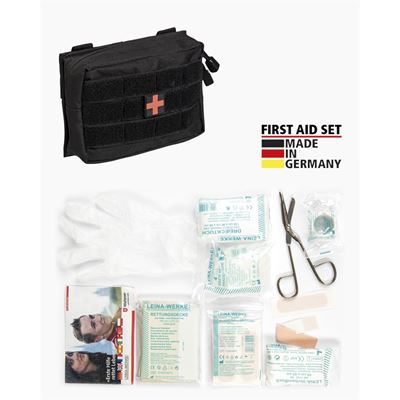 First aid kit SET PRO 25 "Leina" BLACK