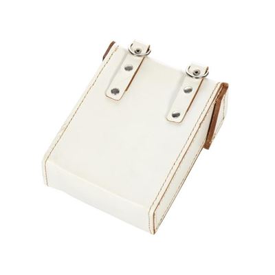 VOPO NVA leather pouch – WHITE NVA/DDR Army 16070403 2