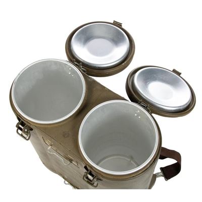 HUNGARIAN food container with back straps OLIVE used Hungarian Army 16110195 3